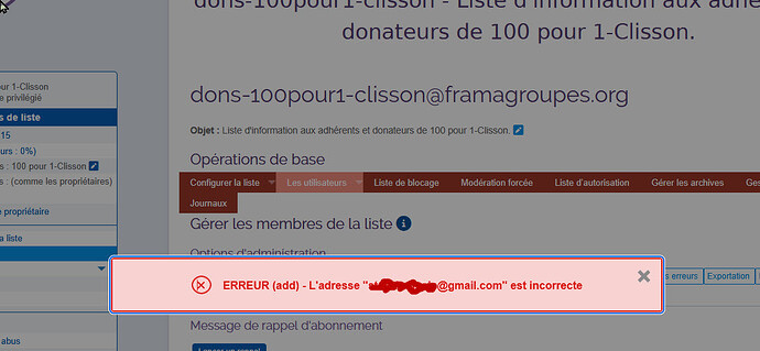 2025-04-16 Adresse valide refusée par framagroupes